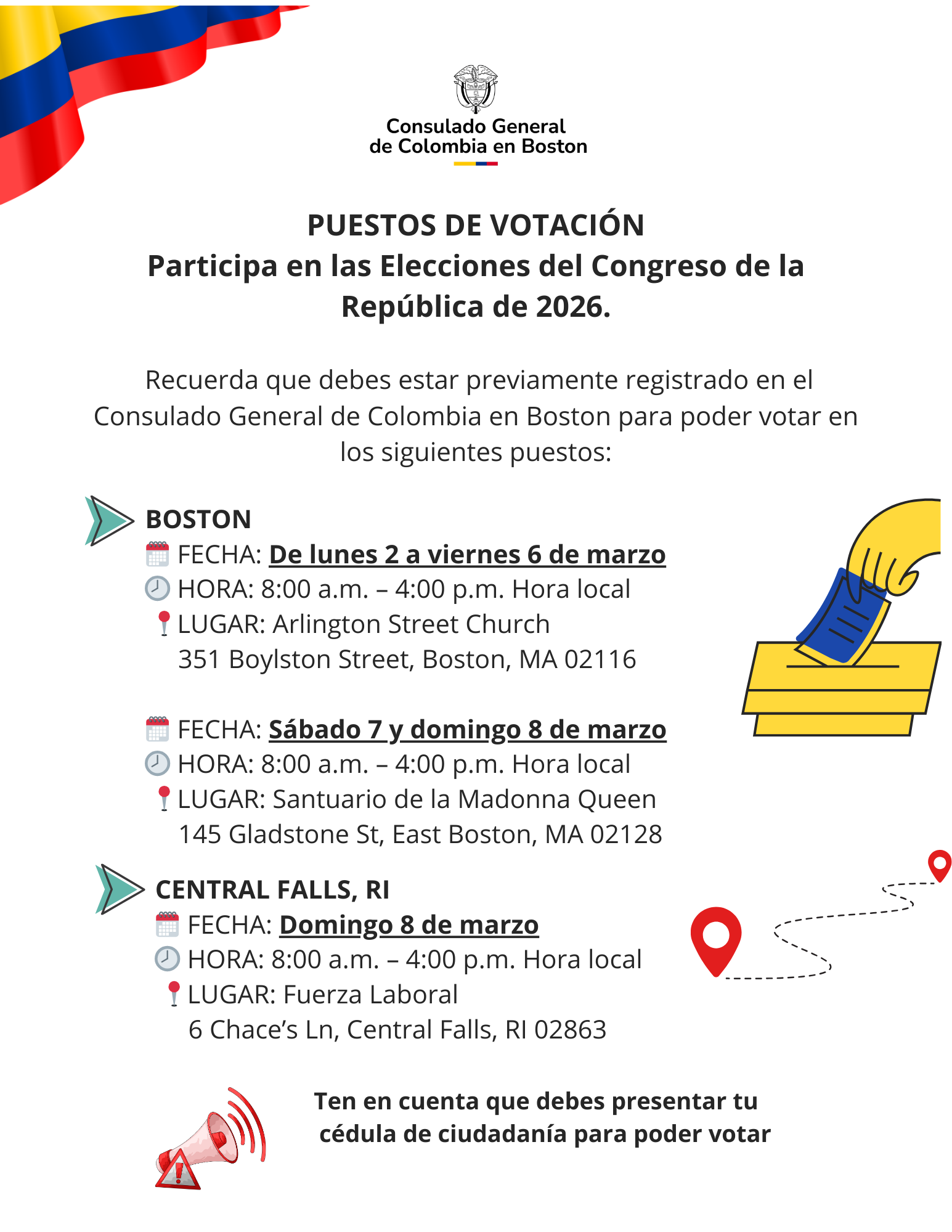 Puestos de votación