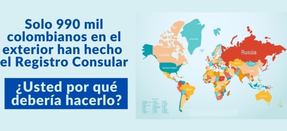 De los 5 millones de colombianos que se estima hay en el exterior, solo 990 mil están registrados en los consulados de Colombia ¿Por qué es preocupante?