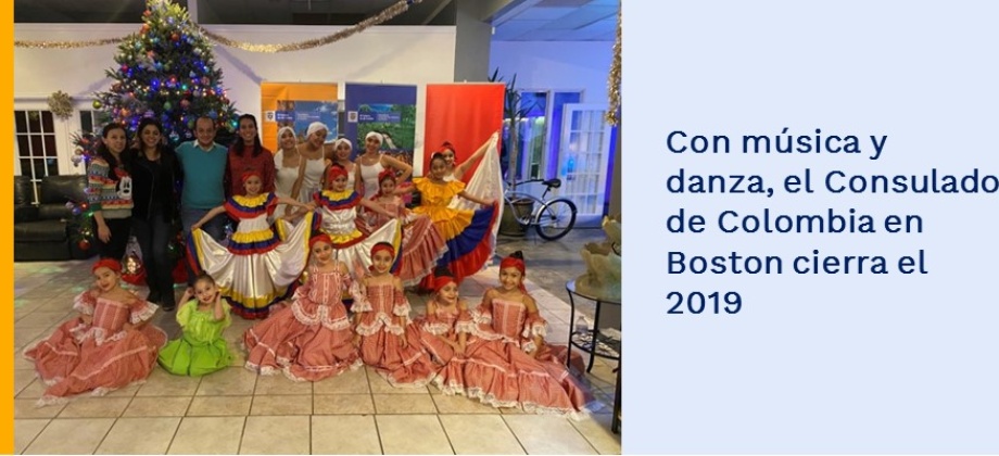 Con música y danza, el Consulado de Colombia en Boston cierra 2019
