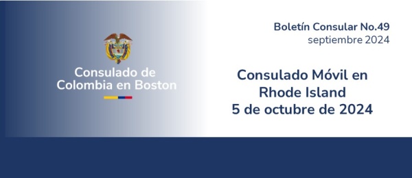 Consulado Móvil en Rhode Island este 5 de octubre de 2024