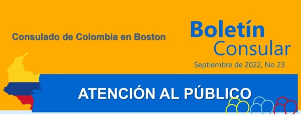 El Consulado de Colombia en Boston invita al Consulado Móvil en Rhode Island que se realizará el 24 de septiembre 