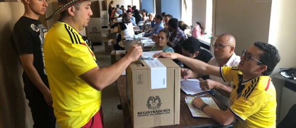 Consulado de Colombia en Boston concluyó con normalidad la segunda vuelta de las elecciones presidenciales