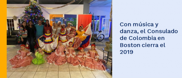 Con música y danza, el Consulado de Colombia en Boston cierra 2019